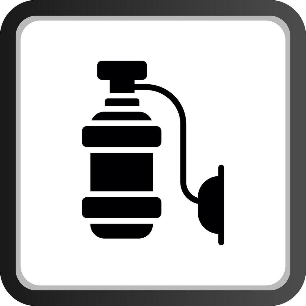 Sauerstofftank kreatives Icon-Design vektor