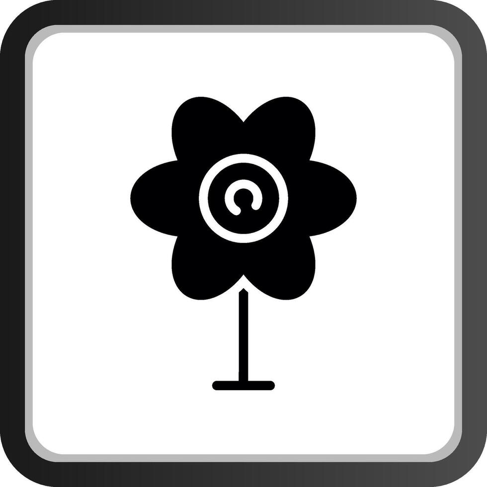 kreatives Icon-Design mit Blumen vektor