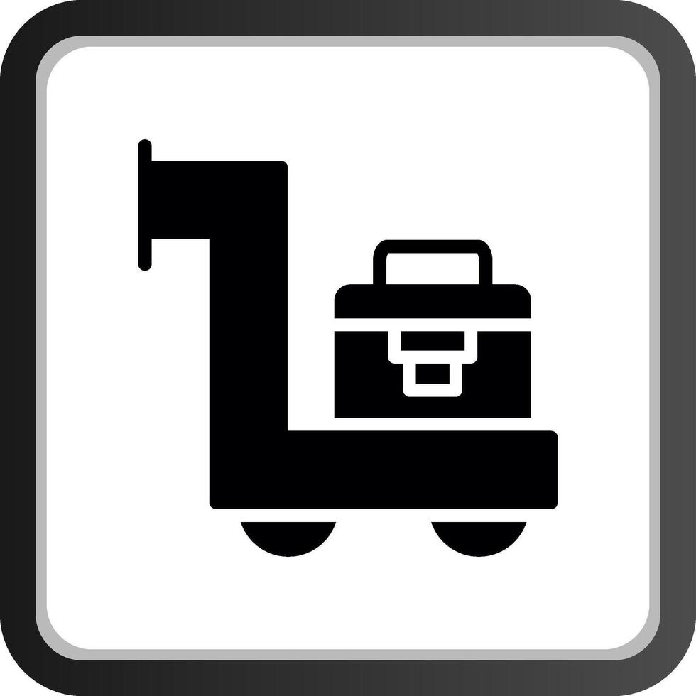 Trolley kreatives Icon-Design vektor