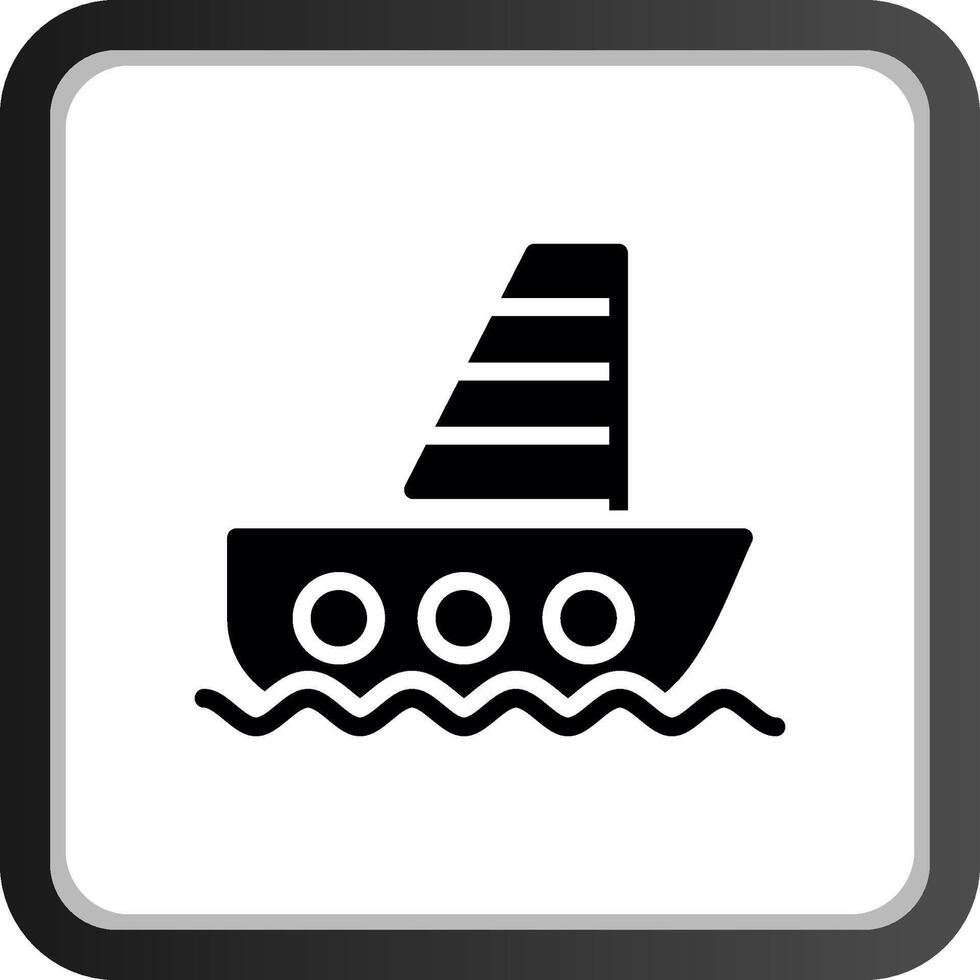 Windsurfen kreativ Symbol Design vektor