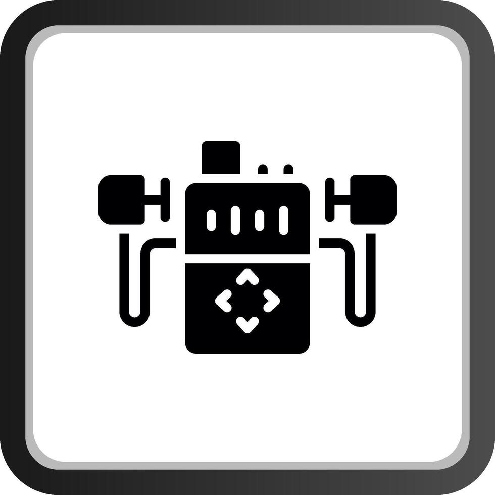 kreatives Icon-Design für MP3-Player vektor