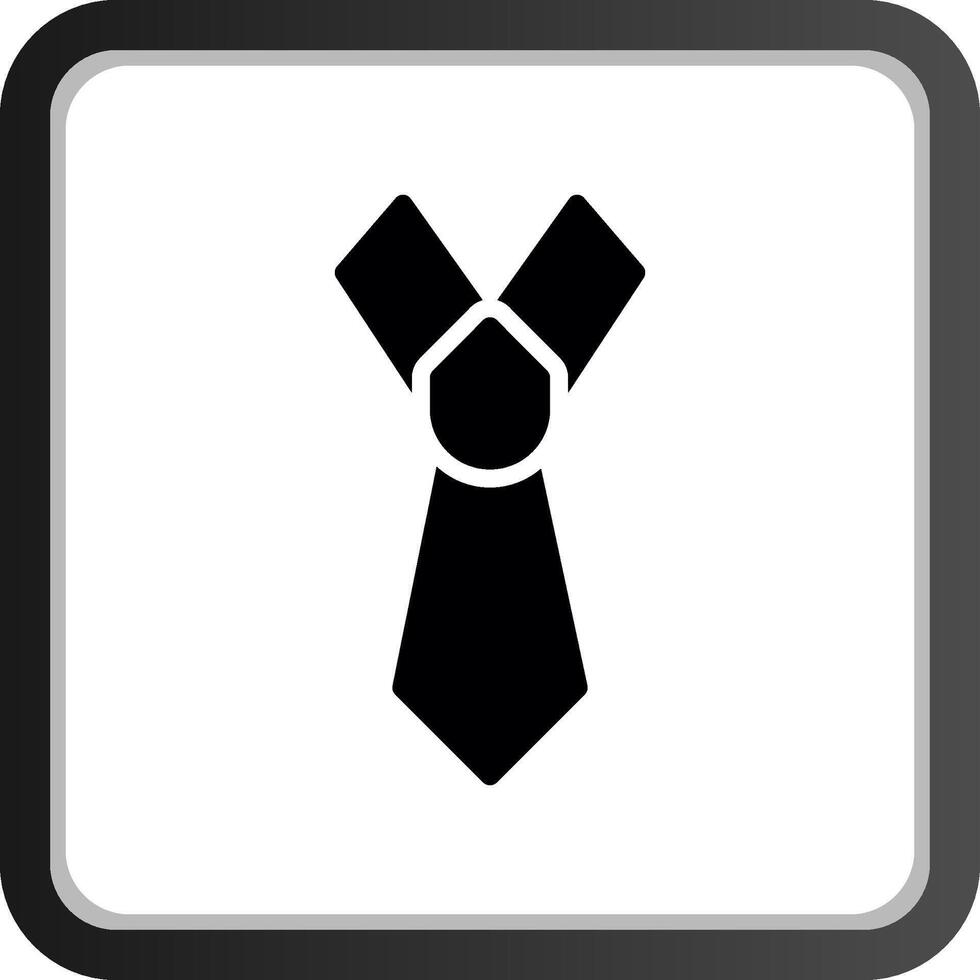 Krawatte kreatives Icon-Design vektor