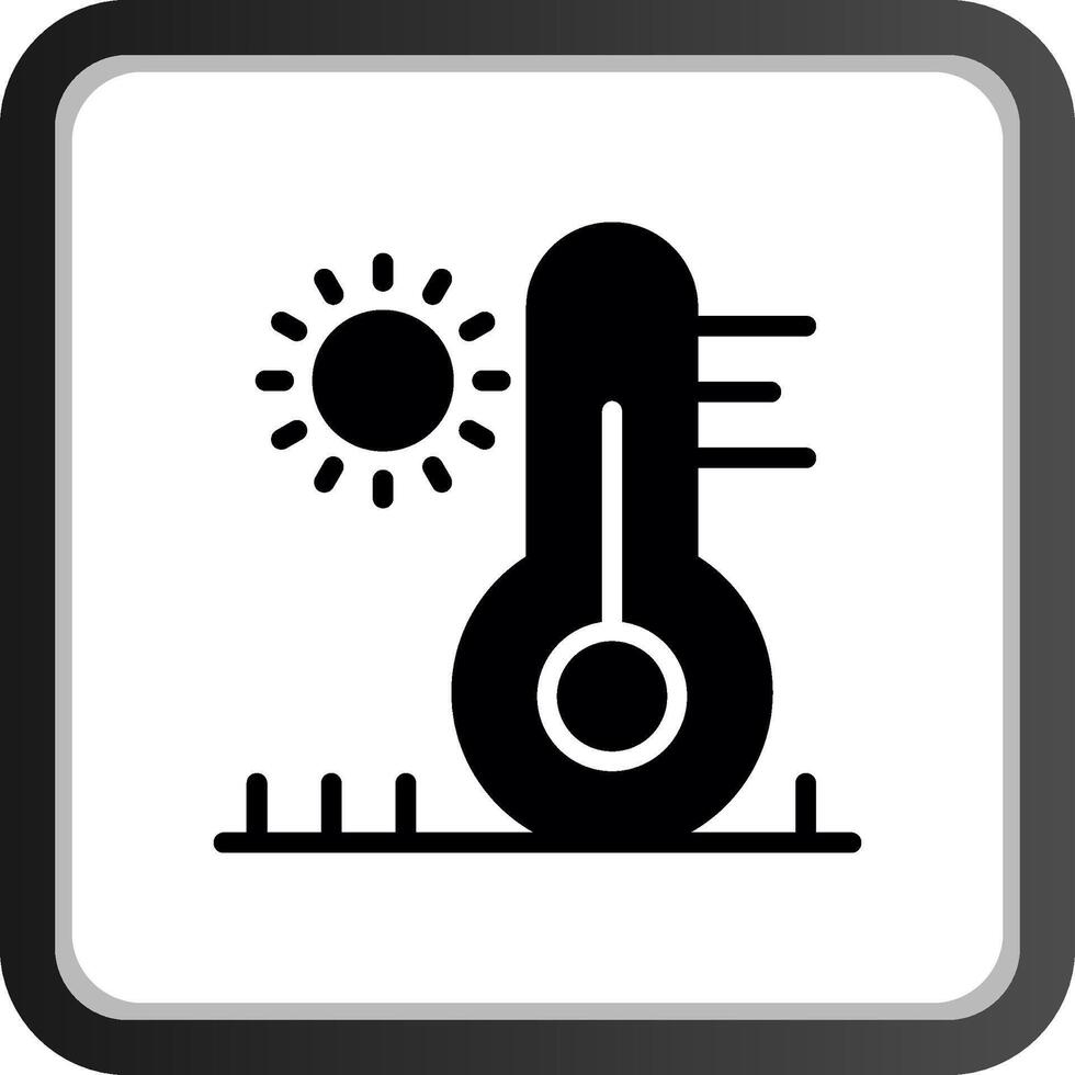 hög temperatur kreativ ikon design vektor