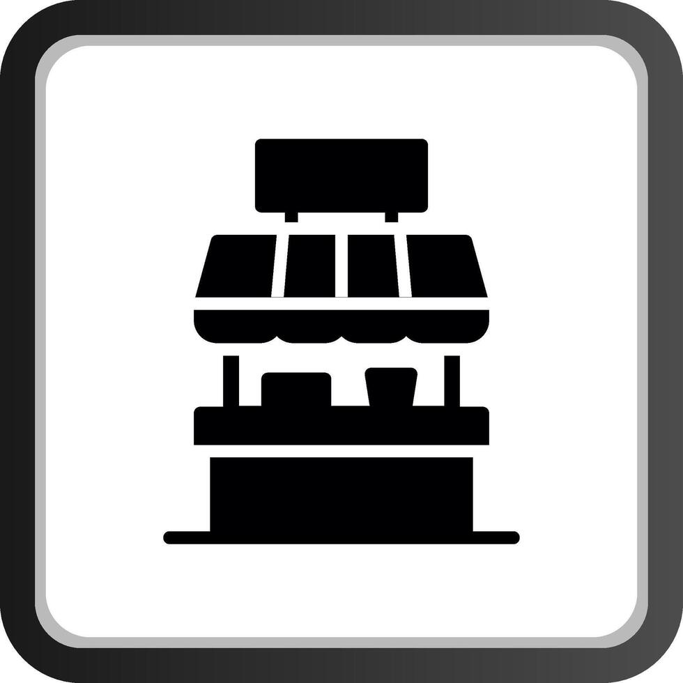 Eisdiele kreatives Icon-Design vektor