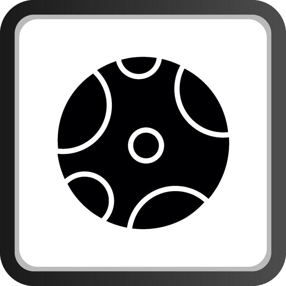 Vollmond kreatives Icon-Design vektor