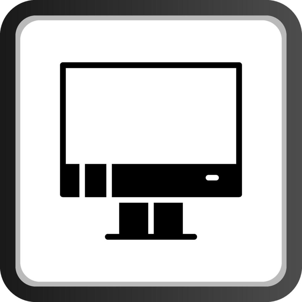 kreatives Icon-Design für das Fernsehen vektor