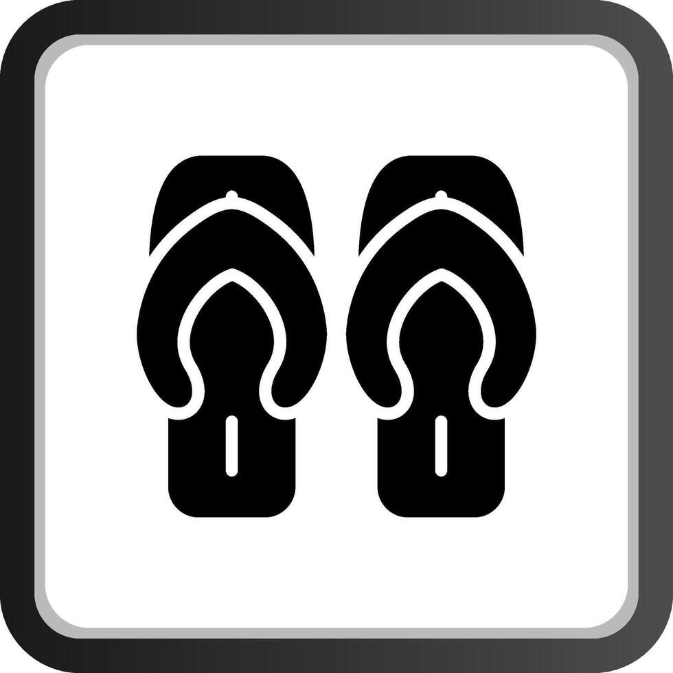 Flip-Flops kreatives Icon-Design vektor