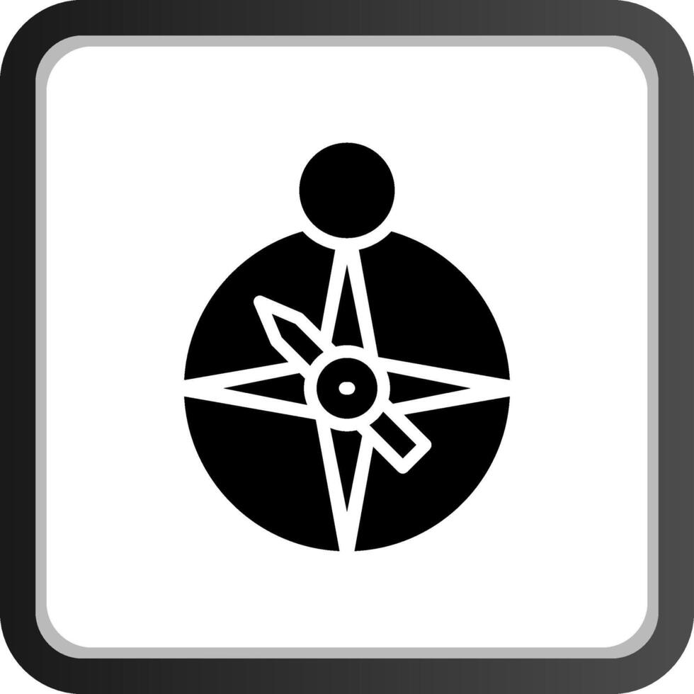 Kompass kreatives Icon-Design vektor