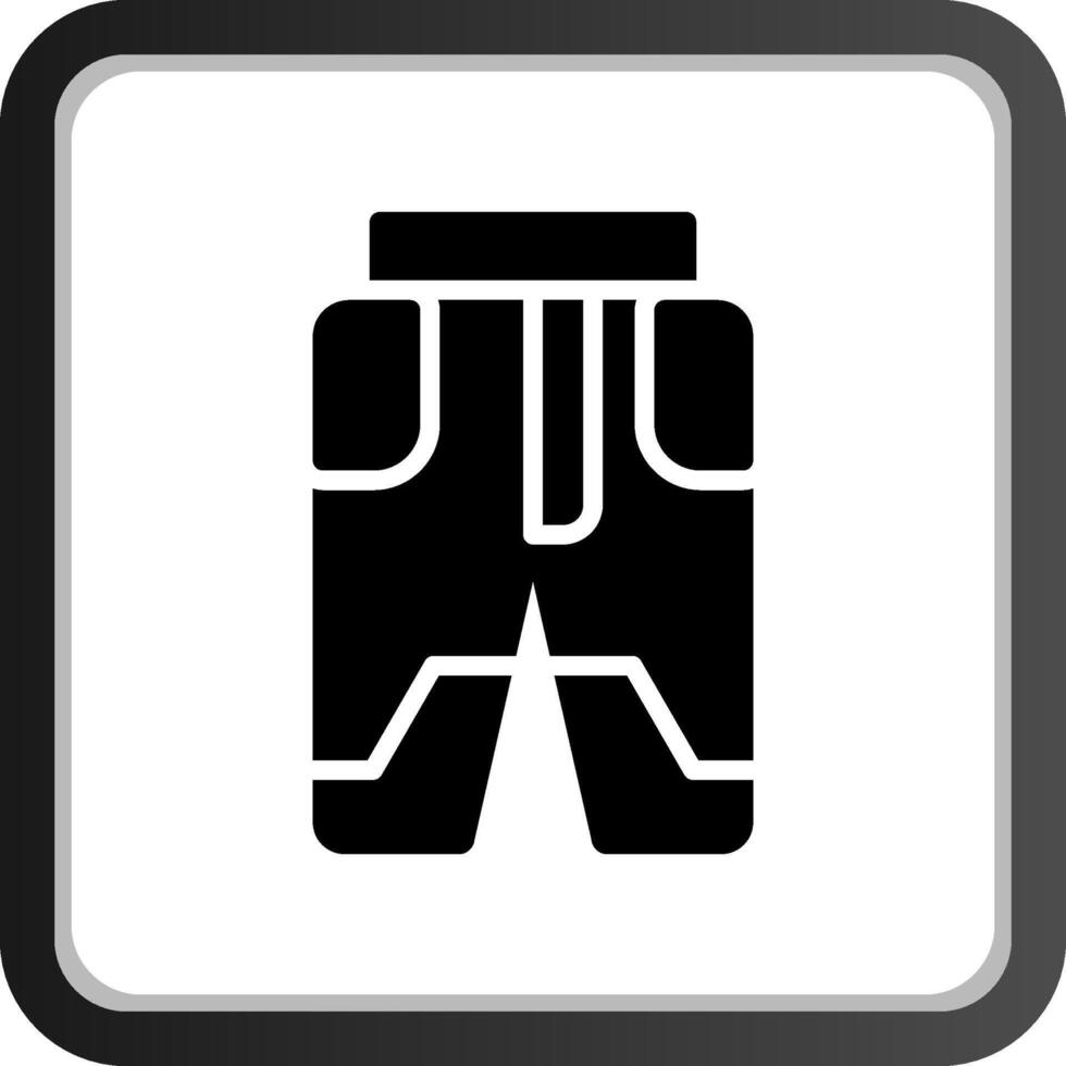 Skihose kreatives Icon-Design vektor