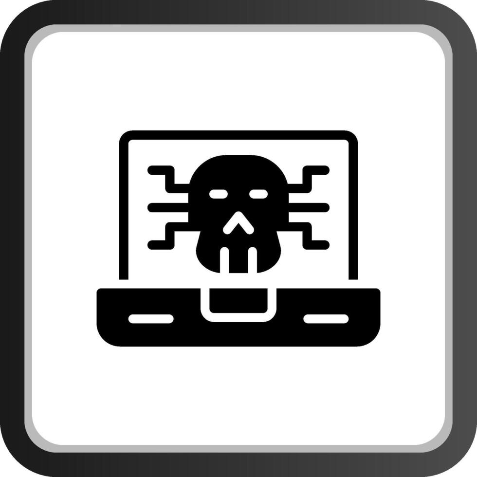 Kreatives Icon-Design für Malware vektor