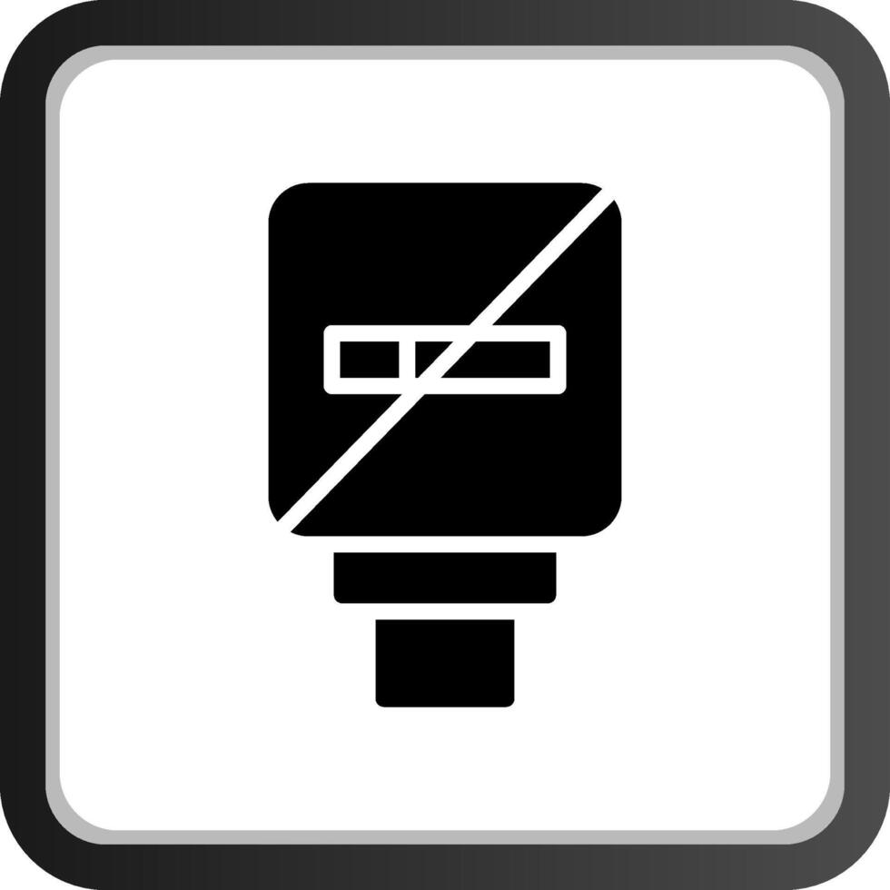 Nichtraucher kreatives Icon-Design vektor