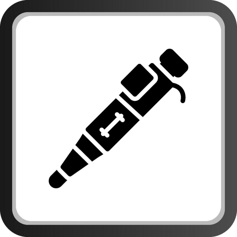 Pipette kreatives Icon-Design vektor