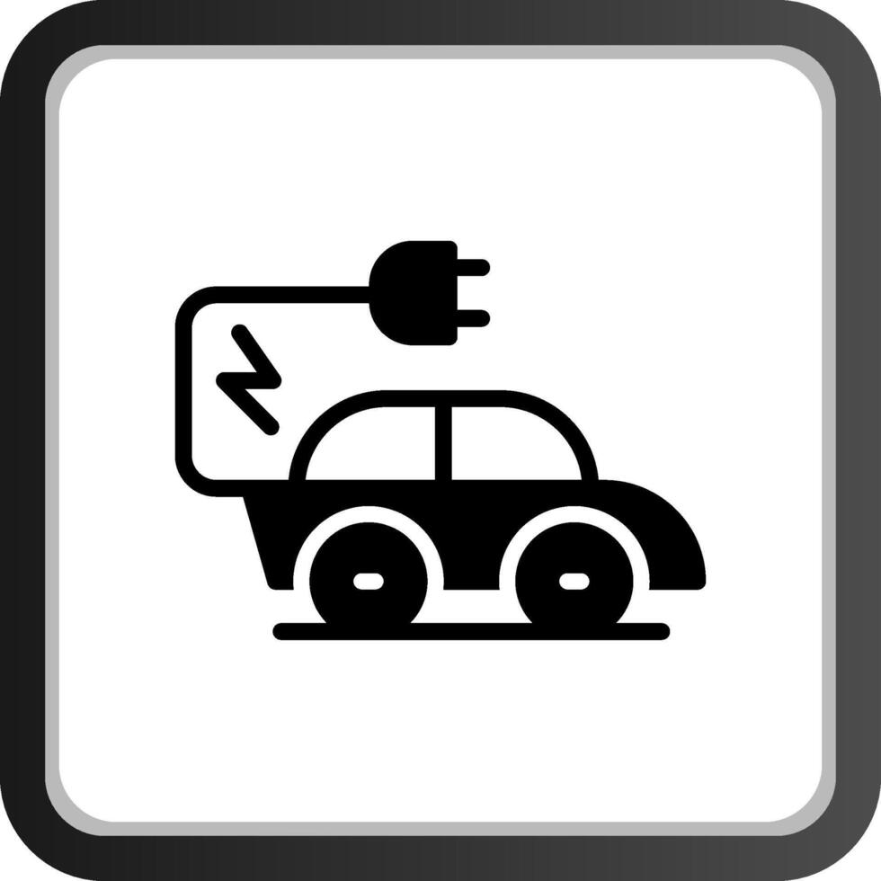 kreatives Icon-Design für Elektroautos vektor