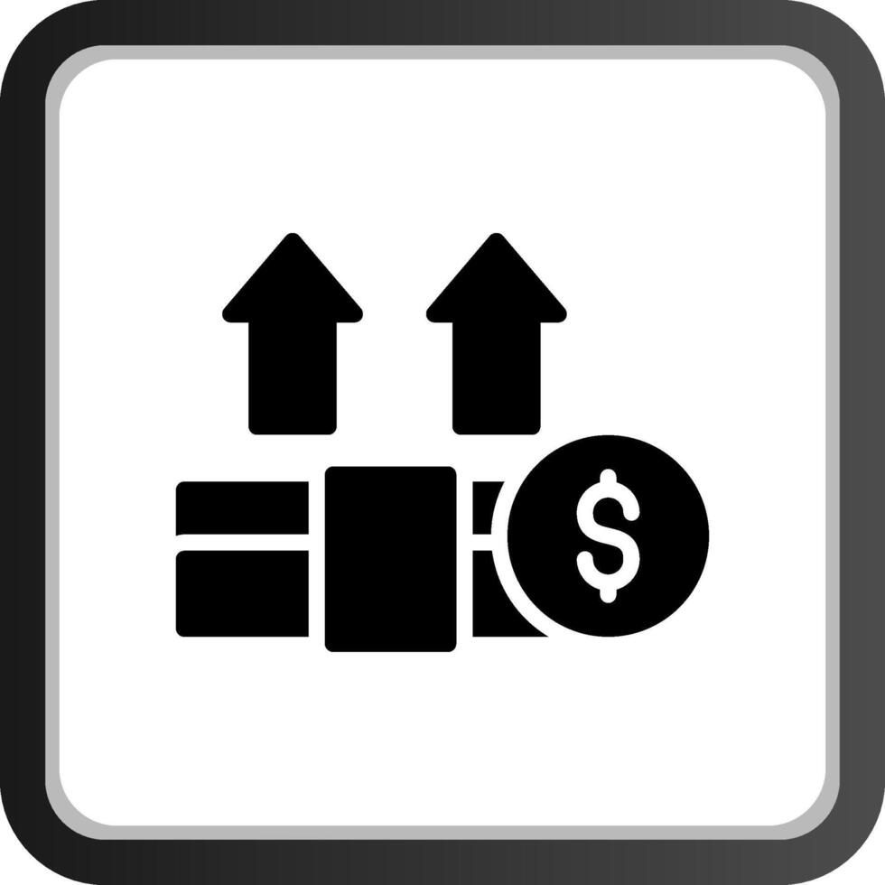 Geld kreatives Icon-Design vektor