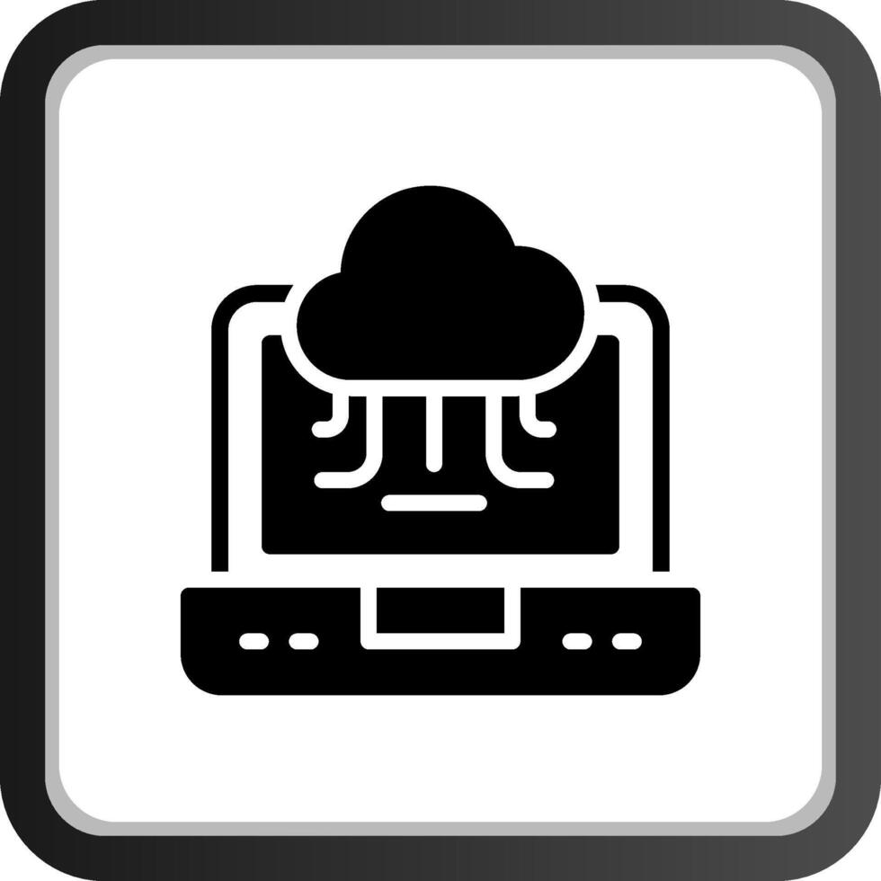 Cloud-Service kreatives Icon-Design vektor