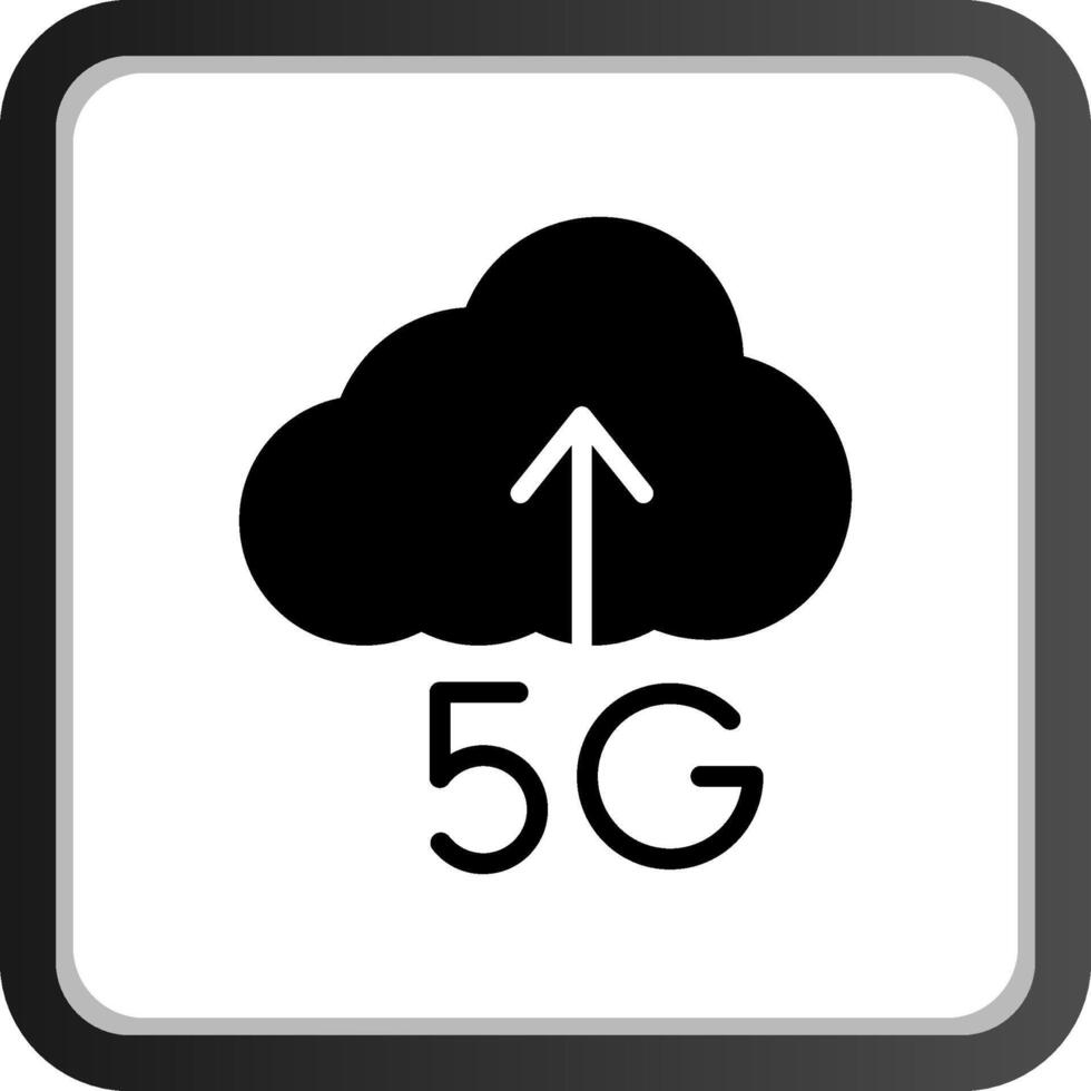 5g hochladen kreativ Symbol Design vektor