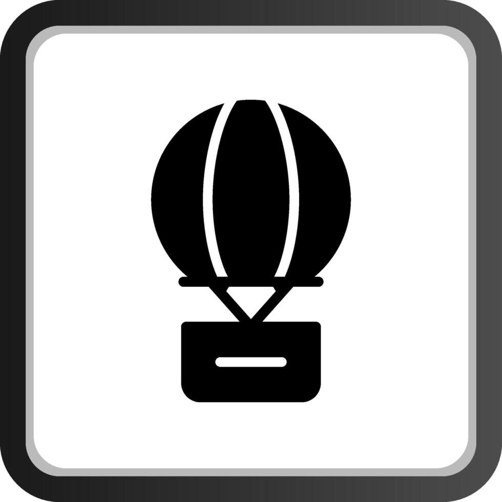 Heißluftballon kreatives Icon-Design vektor