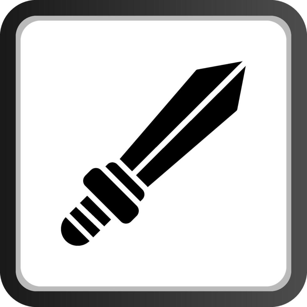 Schwert kreatives Icon-Design vektor