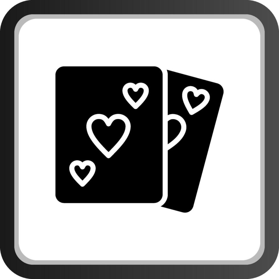 Poker kreatives Icon-Design vektor