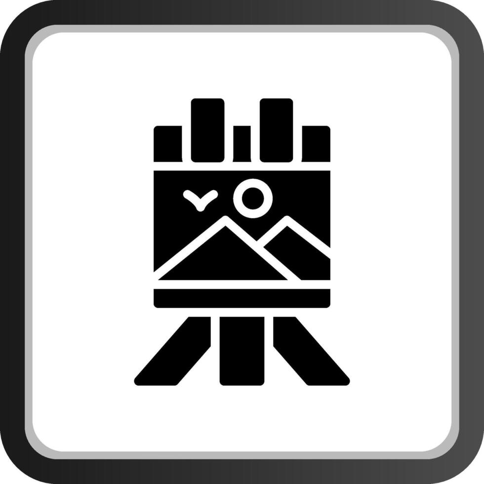 kreatives Icon-Design auf Leinwand vektor