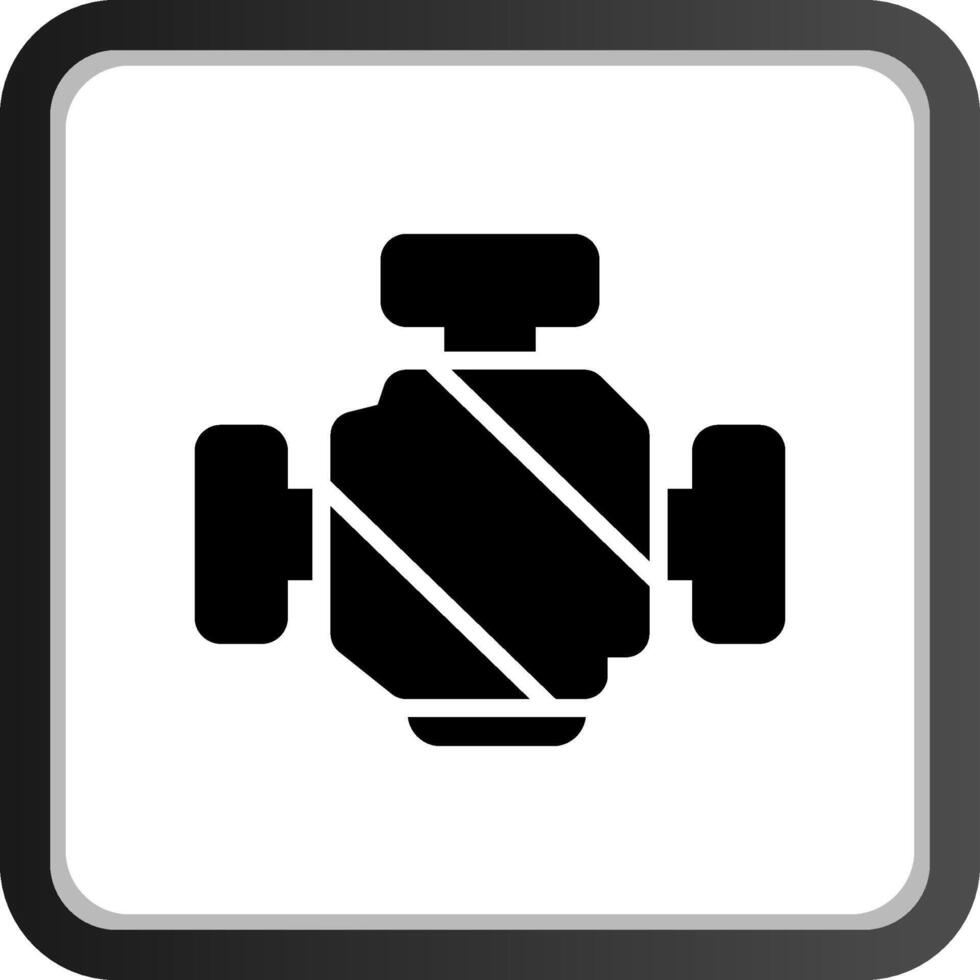 kreatives Icon-Design für Automotoren vektor