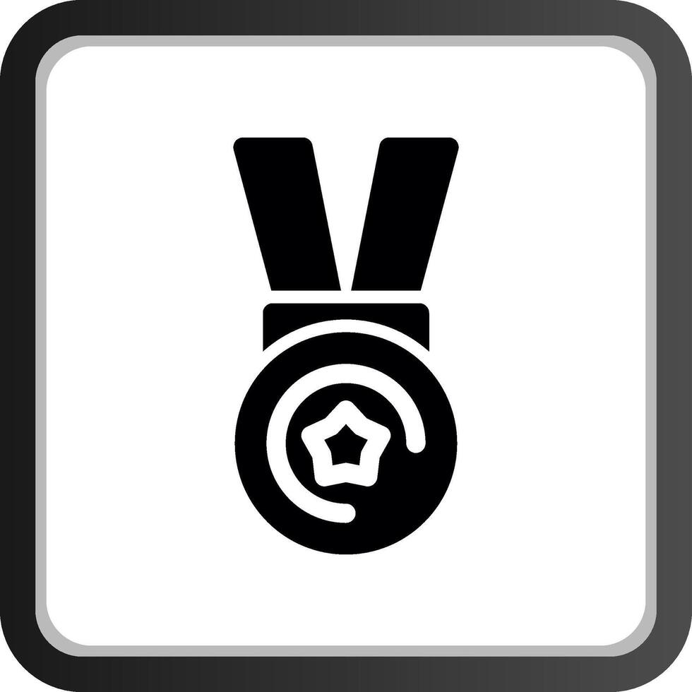 Medaille kreatives Icon-Design vektor