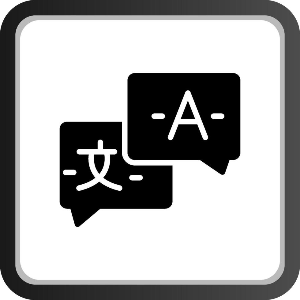 Sprache kreatives Icon-Design vektor