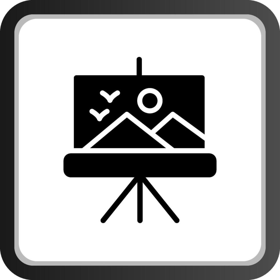 kreatives Icon-Design auf Leinwand vektor