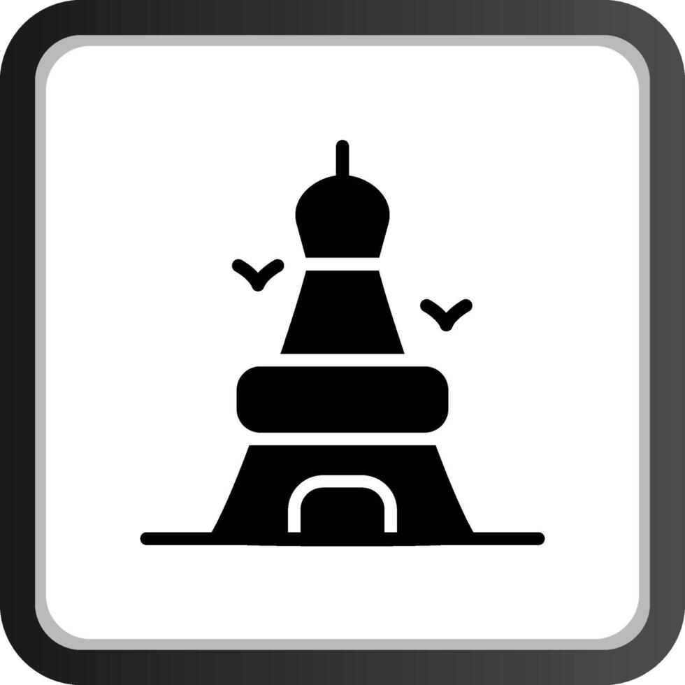 eiffelturm kreatives symboldesign vektor