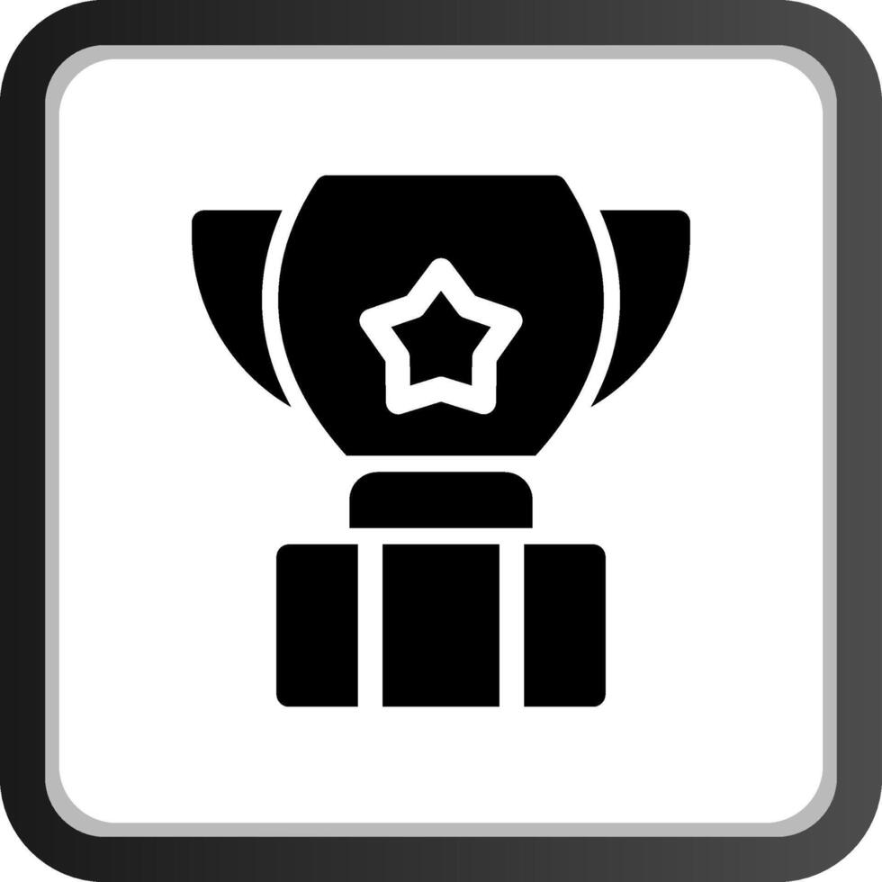 Trophäe kreatives Icon-Design vektor