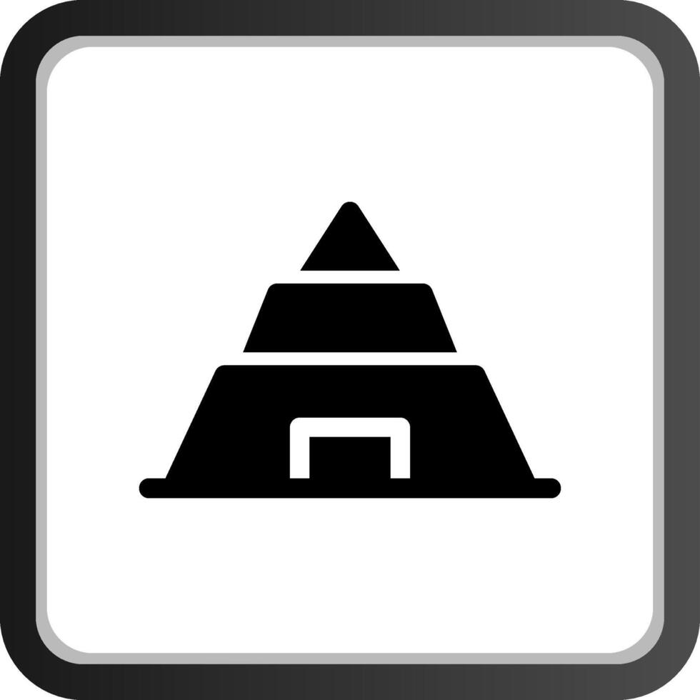 pyramid kreativ ikon design vektor