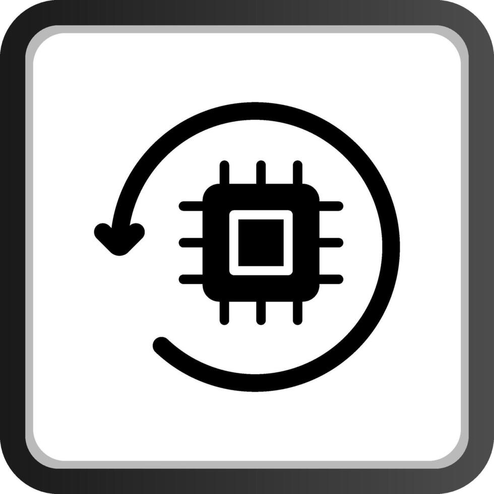 chip kreativ ikon design vektor