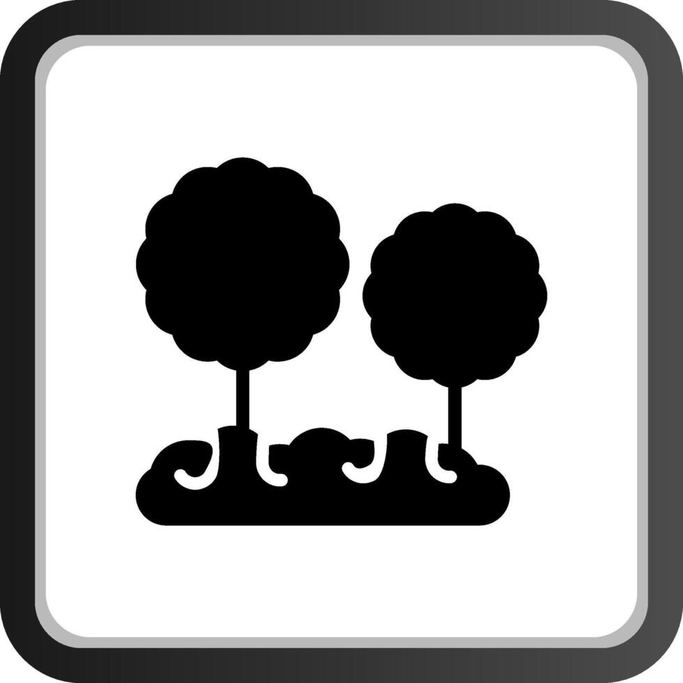 Urwald Landschaft kreativ Symbol Design vektor