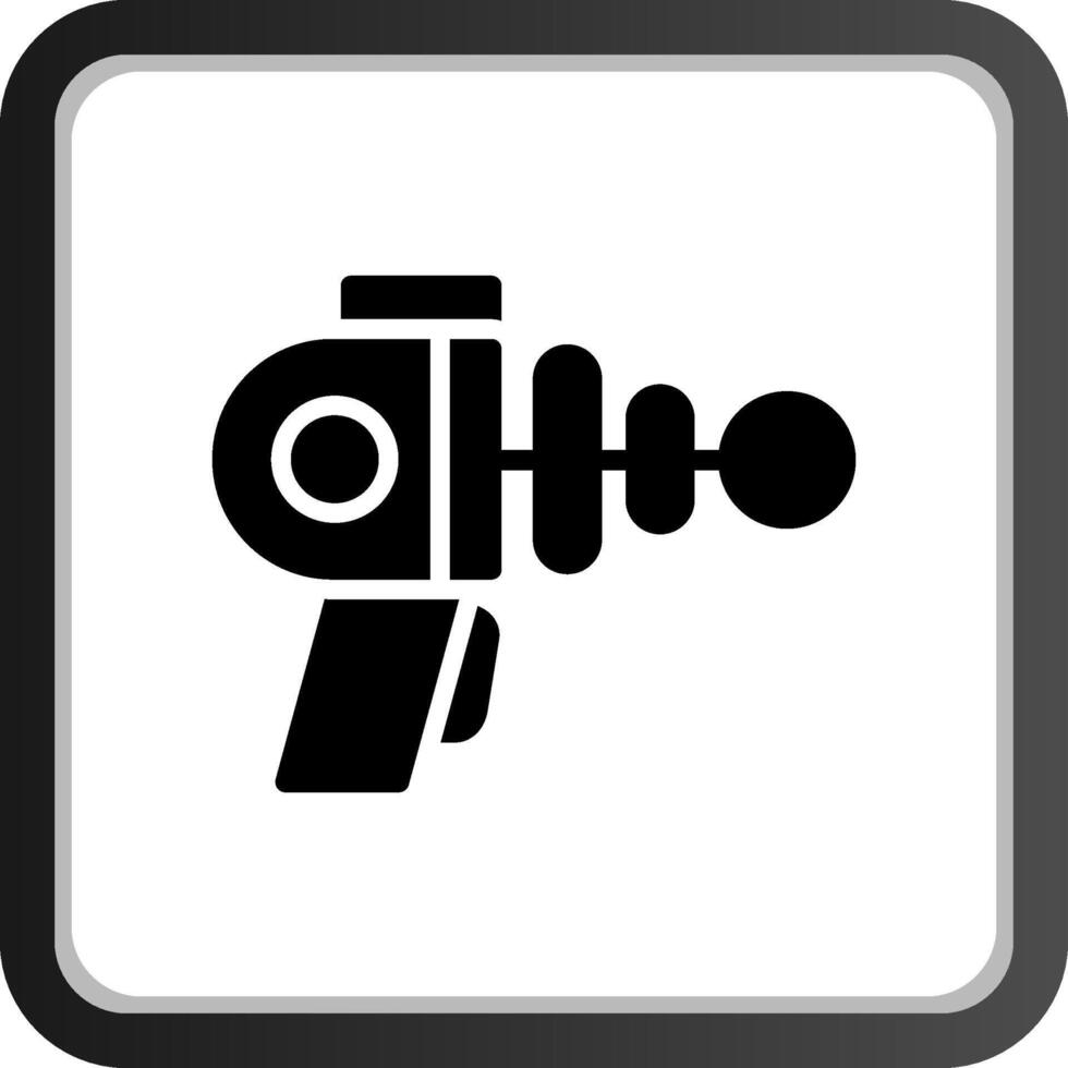 Spiel Gewehr kreativ Symbol Design vektor