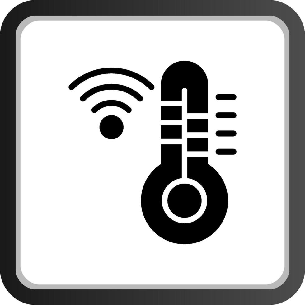 Thermostat kreativ Symbol Design vektor