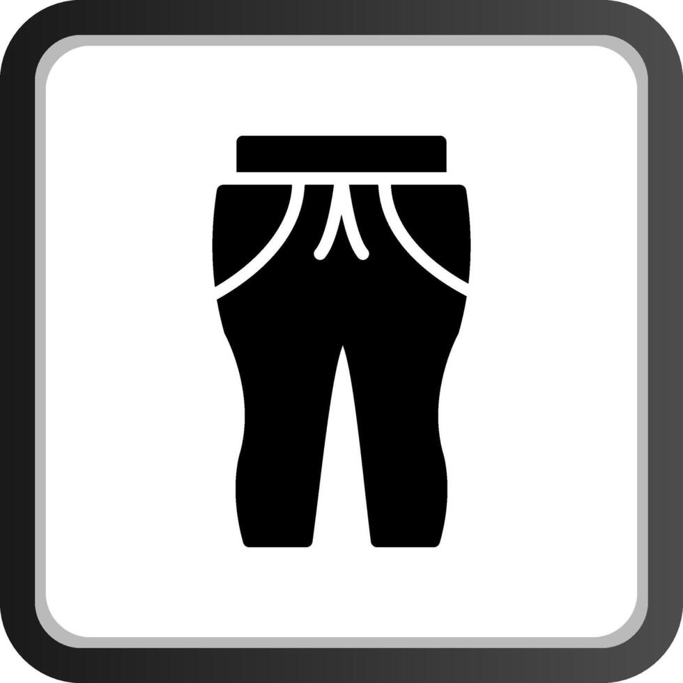 Schweiß Hose kreativ Symbol Design vektor