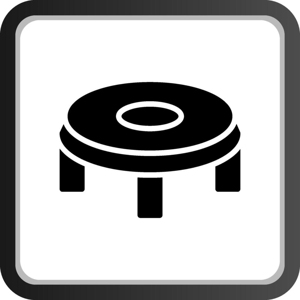 Trampolin kreativ Symbol Design vektor