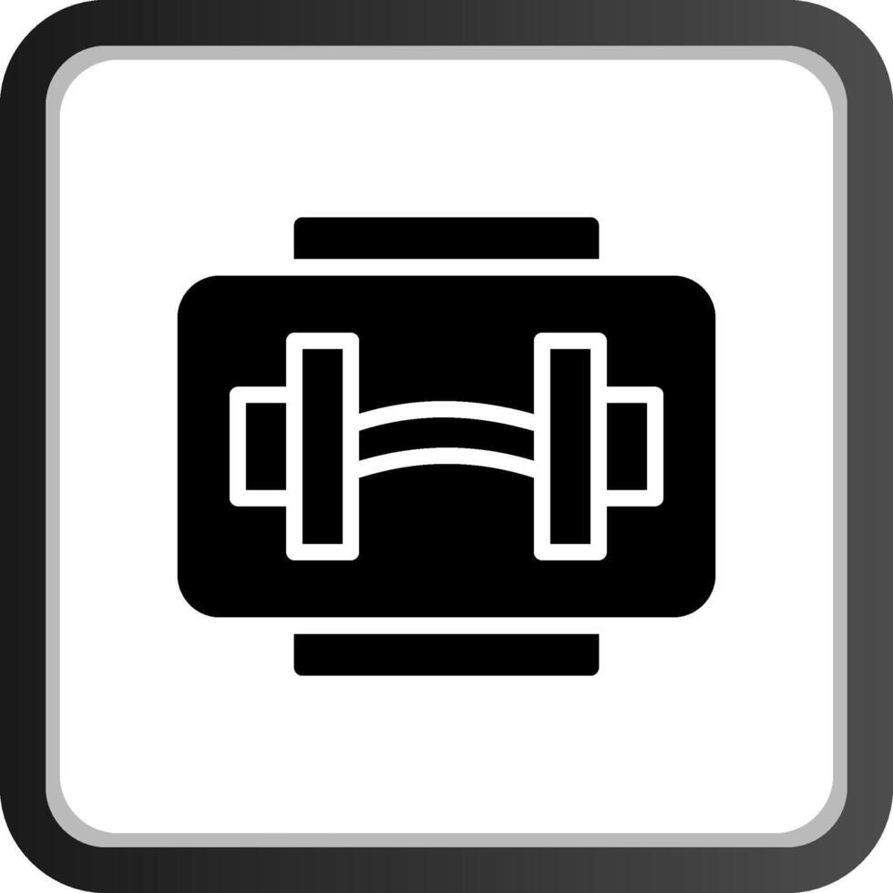 Gym kreativ ikon design vektor