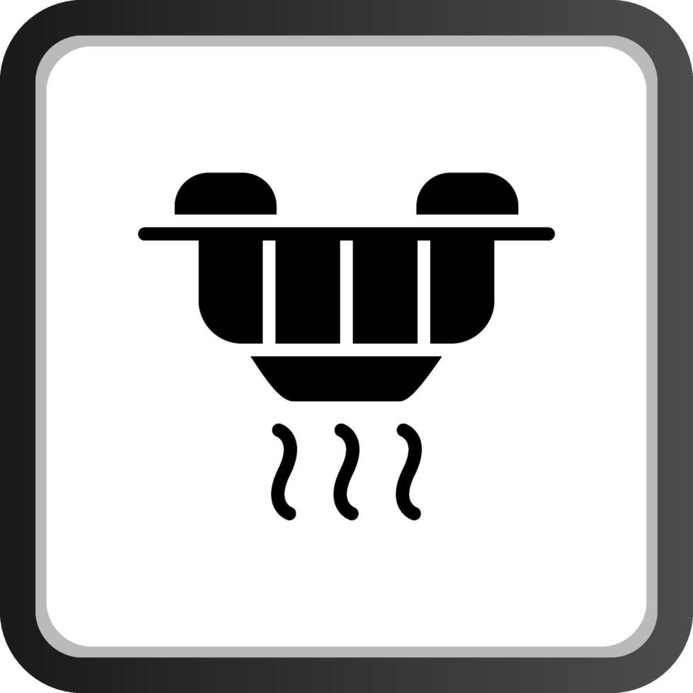 Rauchmelder kreatives Icon-Design vektor