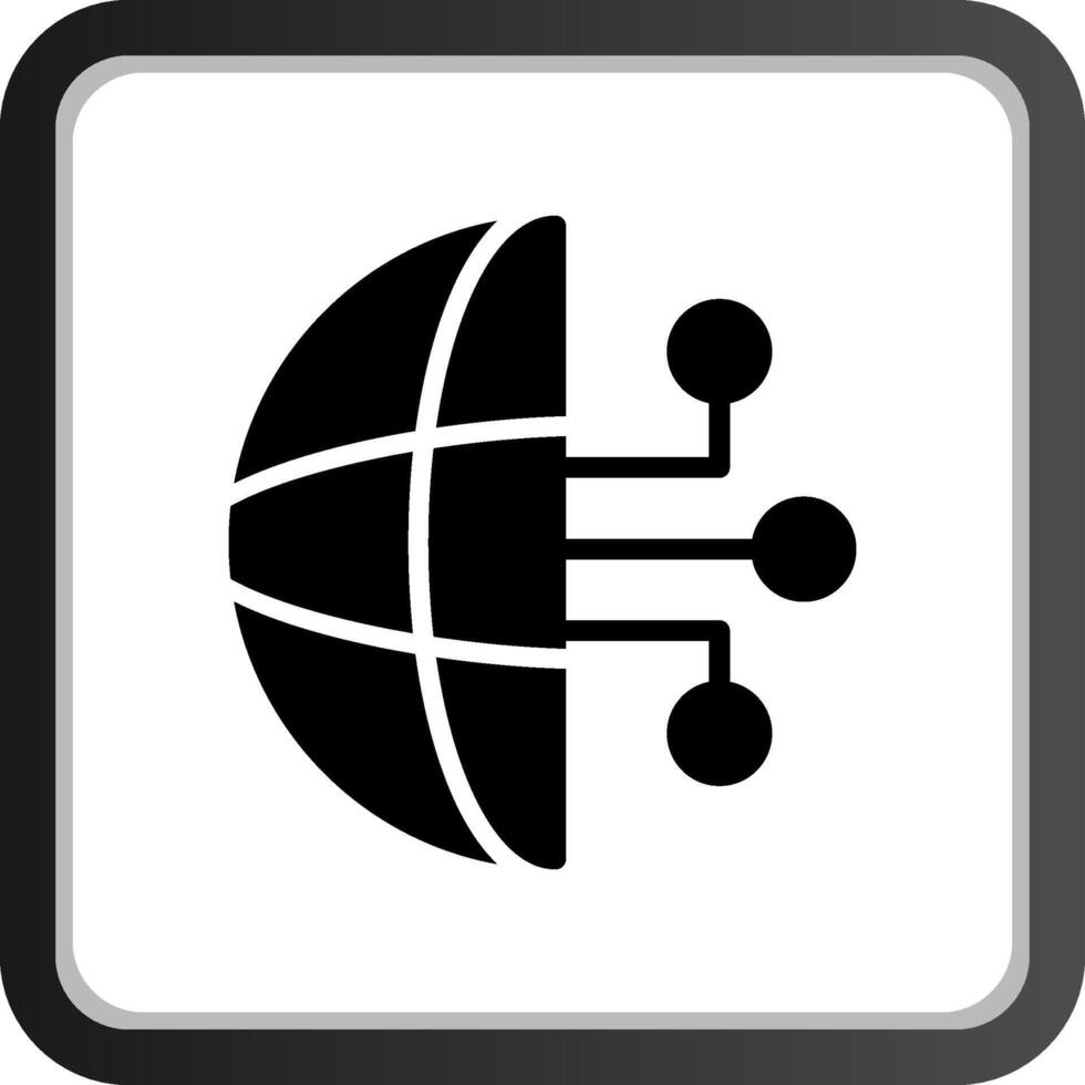 Cyberspace kreativ Symbol Design vektor