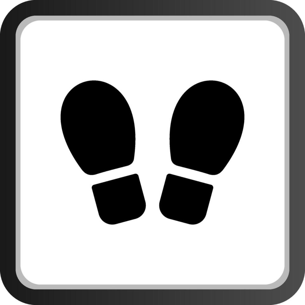 Fußabdruck kreativ Symbol Design vektor