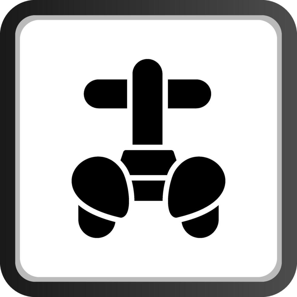 Polizei Segway kreativ Symbol Design vektor