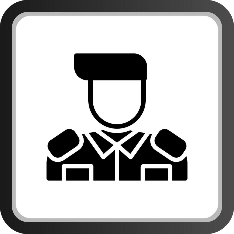 Polizist kreatives Icon-Design vektor