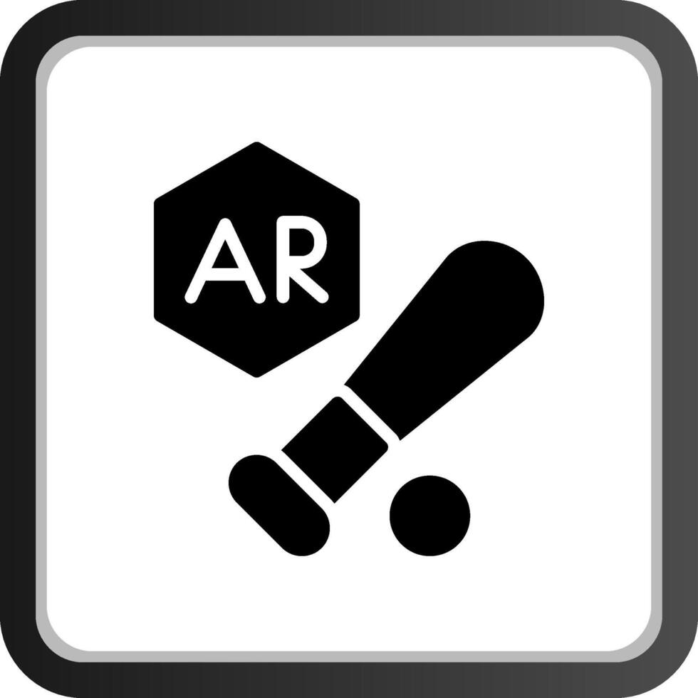 ar Baseball kreativ Symbol Design vektor