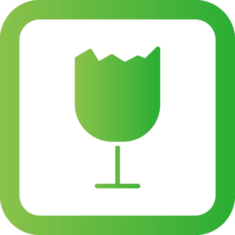 kreatives Icon-Design aus Glas vektor