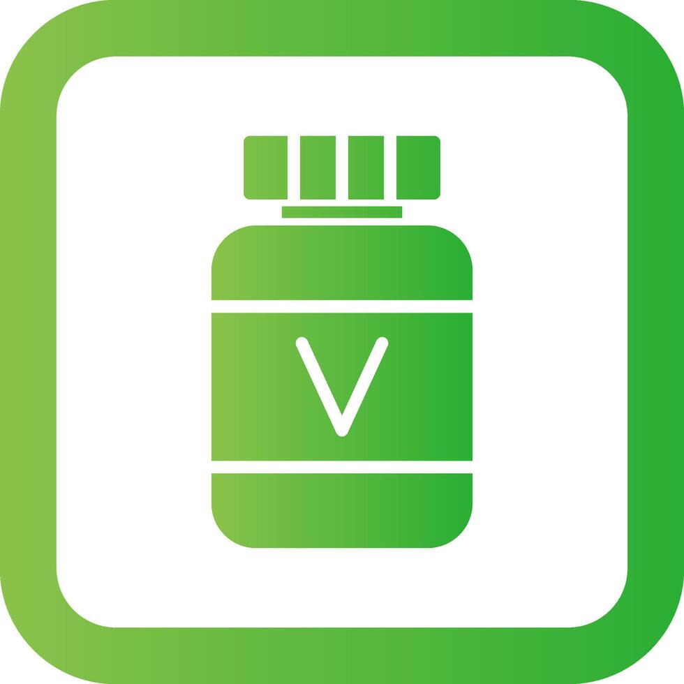 Vitamin kreatives Icon-Design vektor