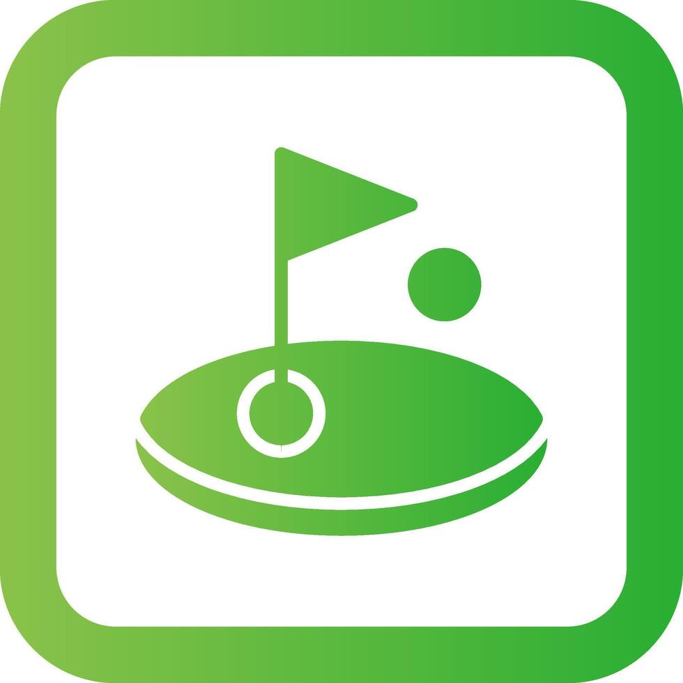 Golf kreatives Icon-Design vektor