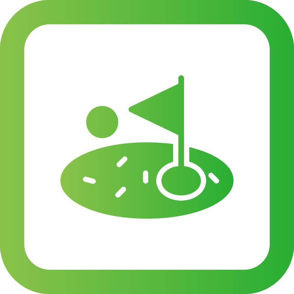 Golf kreatives Icon-Design vektor