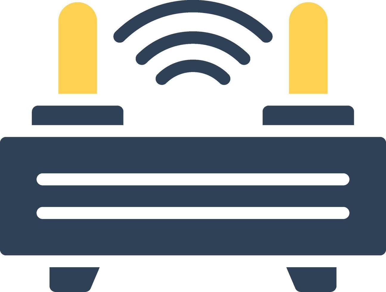 Router kreatives Icon-Design vektor