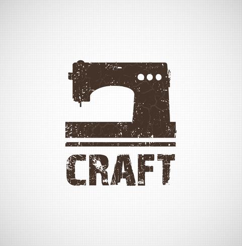 Craft Logo Geschäftsidee. Werkzeug des Designs vektor